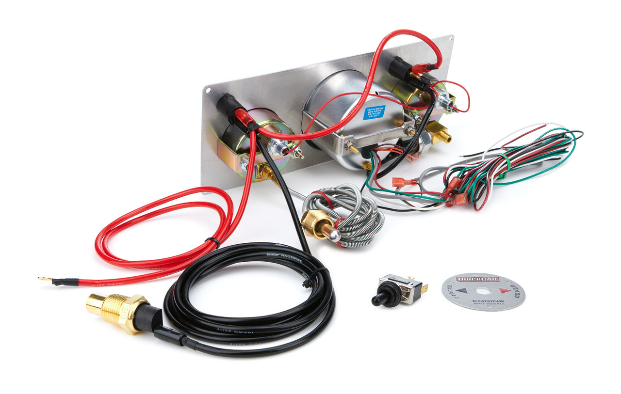 61-60313 Gauge Panel OP/Tach/WT | Quickcar Racing