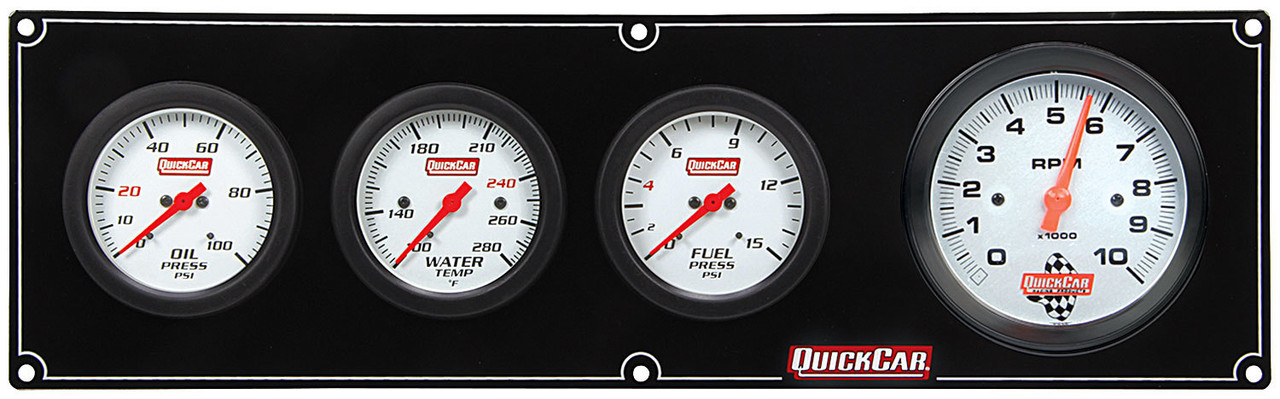 QUICKCAR RACING PRODUCTS 61-60423 ゲージパネル OP/WT/FP W/Tach＿