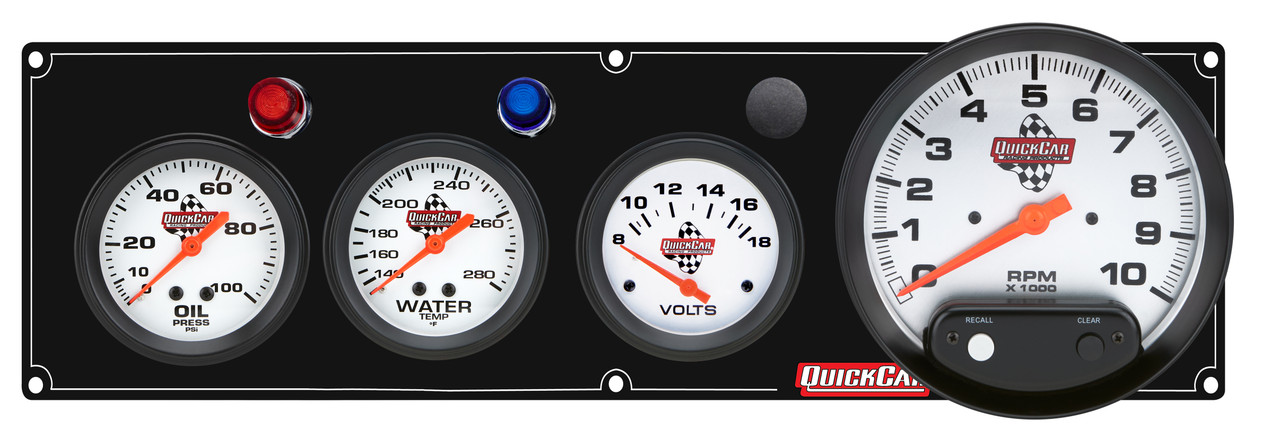 Legend Gauge Panel w/ 611-6001 - Black Plate, OP/WT/VT/Tach 61