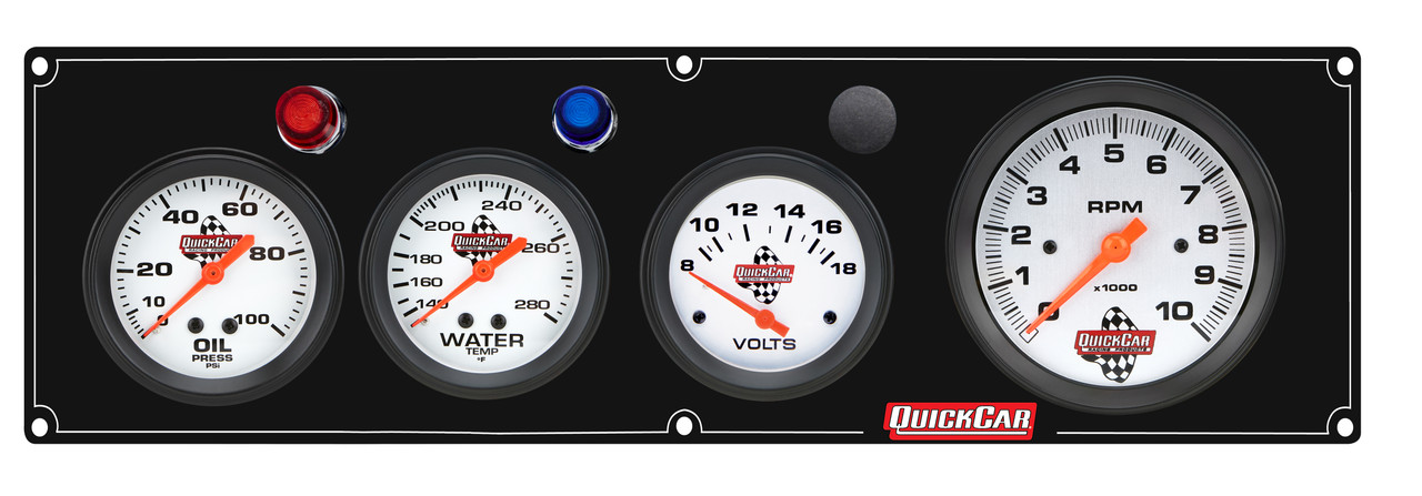 Legend Gauge Panel w/ 611-6002 - Black Plate, OP/WT/VT/Tach 61
