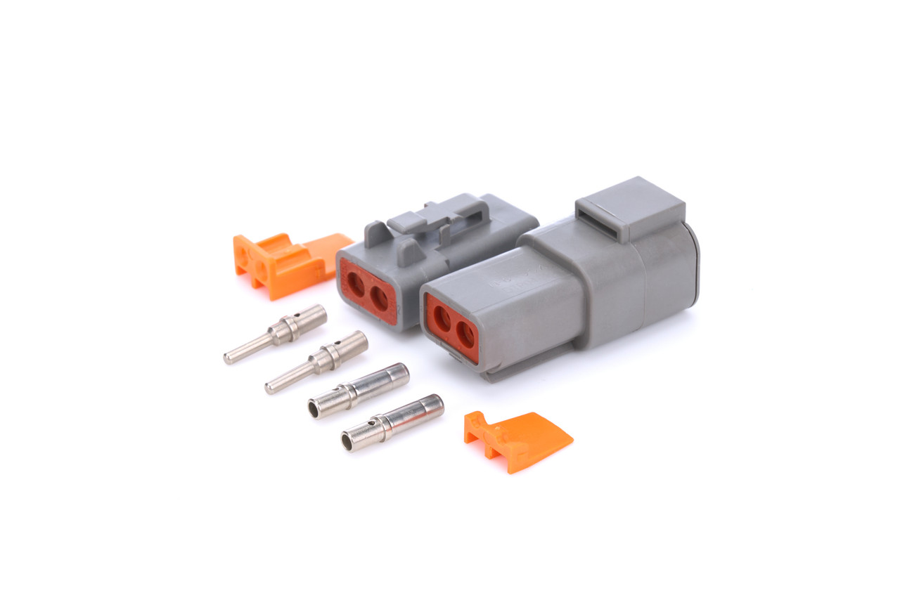 Deutsch Connectors - DTP, 2 Pin Plug & Receptacle, kit 71-222