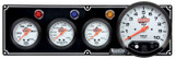 61-6741 3-1 Gauge Panel w/ 5in Tach Black Quickcar Racing Products