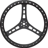 Black 15" Lightweight Steering Wheel 68-006