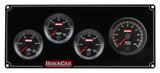 RedLine Gauge Panel w/ 69-001- Black Plate, 2-1/16" OP/WT/OT/ 2-5/8" Tach 65-3041