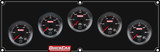 RedLine Gauge Panel - Black Plate, 2-1/16" OP/WT/OT/FP100/WP 65-5032