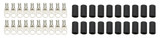 Ring Terminals - 1/2" Eyelet, 6 Gauge Barrel with Heat Shrink, 20-Pack 57-583-20