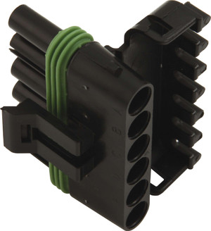Female 6 Pin WeatherPack Connector 50-360