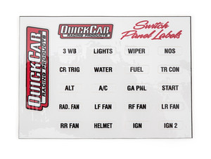Small Labels for Switch Panels 50-004