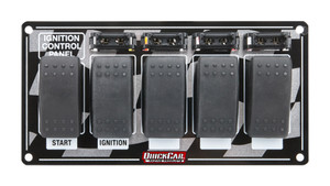 52-165 Ignition Panel w/ Rocker Switches | Quickcar Racing
