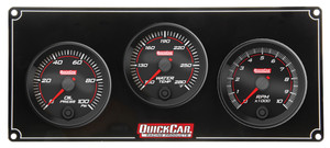 Redline 2-1 Gauge Panel OP/WT w/ Recall Tach 69-2231