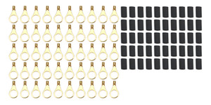 3/8" Ring Terminal 16-14 Ga. with heat shrink 50 Pack 57-473-50