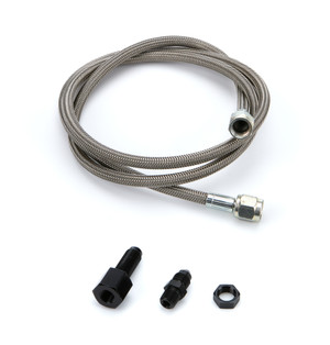 Electric Pressure Gauge Line Kit 48" Steel Braided Line and fittings 63-71048