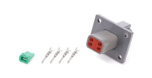 4 Pin DT Deutsch Recepticle with Flange 71-347