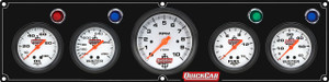 Legend Gauge Panel w/ 611-6002 - Black Plate, OP/WT/Tach/FP15/WP 61-67563