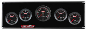 RedLine Gauge Panel w/ 69-001- Black Plate, 2-1/16" OP/WT/Tach/OT/FP100 65-4052