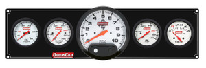 Extreme Gauge Panel w/ 611-6001 - Black Plate, OP/WT/Tach/OT/VT 61-7757