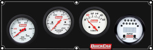 Extreme Gauge Panel w/ 611-7010 - Black Plate, OP/WT/VT/Tach 61-7047