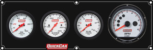 Extreme Gauge Panel w/ 63-001 - Black Plate, OP/WT/FP15/Tach 61-7342