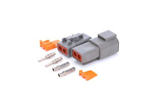 Deutsch Connectors - DTP, 2 Pin Plug & Receptacle, kit 71-222