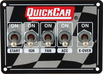 50-1713 Ignition Panel Dirt Dual with 3 Wheel Brake Quickcar Racing Products 50-1713 Ignition Panel Dirt Dual with 3 Wheel Brake Quickcar Racing Products