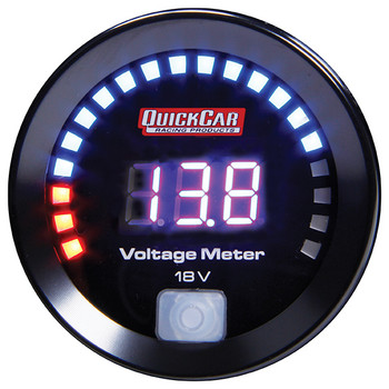 67-007 Digital Volt Gauge 8-18 Quickcar Racing Products 67-007 Digital Volt Gauge 8-18 Quickcar Racing Products