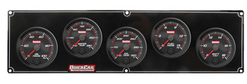 Redline 5 Gauge Panel OP/WT/OT/FP/VOLT 69-5037 Quickcar Racing Products Redline 5 Gauge Panel OP/WT/OT/FP/VOLT 69-5037 Quickcar Racing Products