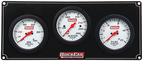 61-7012 3 Gauge Extreme Panel Quickcar Racing Products