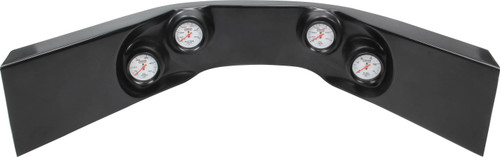 61-7724 Extreme 4-Gauge Molded Dash Black Quickcar Racing Products