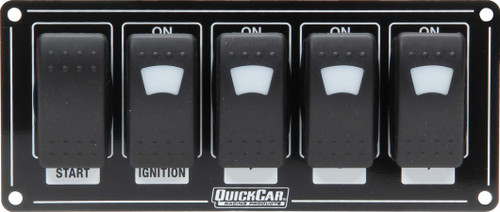 52-866 Ignition Panel w/ Rocker Switches & Lights Quickcar Racing Products