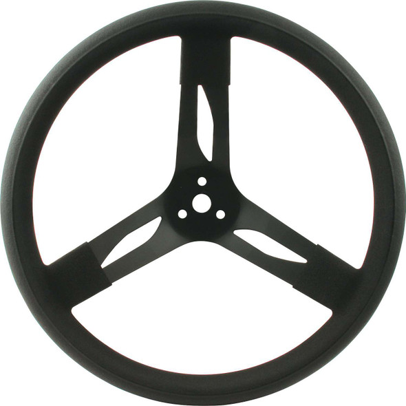 68-003 15in Steering Wheel Steel Black Quickcar Racing Products