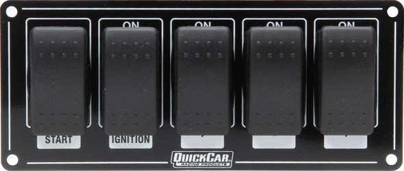 52-865 Ignition Panel w/ Rocker Switches Quickcar Racing Products