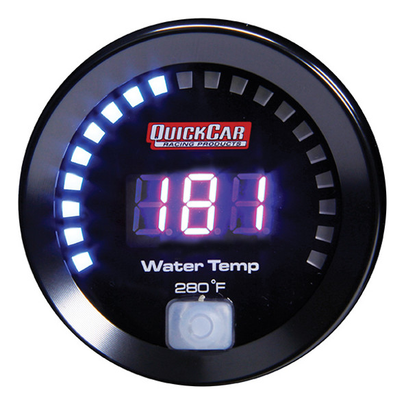 67-006 Digital Water Temp Gauge 100-280 Quickcar Racing Products 67-006 Digital Water Temp Gauge 100-280 Quickcar Racing Products