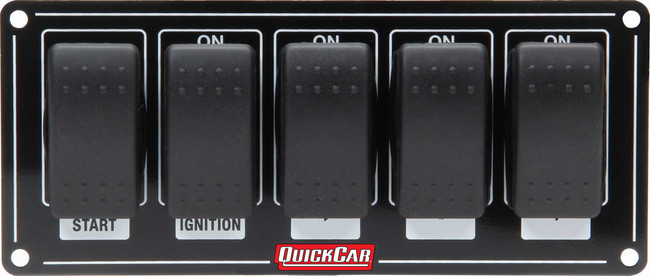 Rocker Switches with Black Plate 52-865