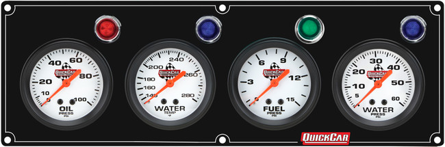 Legend Gauge Panel - Black Plate, OP/WT/FP15/WP | QuickCar QRP61-6726