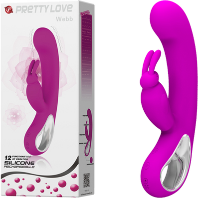 Pretty Love Webb Rabbit Vibrator Purple