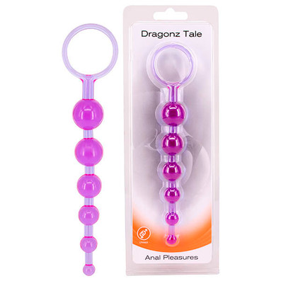 Dragonz tale Purple Anal Pleasure Beads
