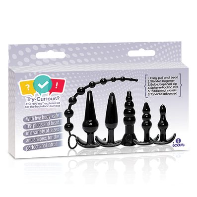 Try- Curious Six Piece Starter Kit Black