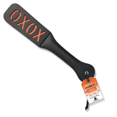 Orange XOXO Slap Paddle