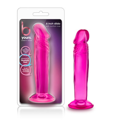 B Yours Sweet & Small 6" Dildo Pink