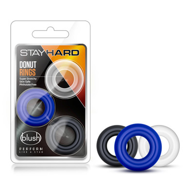 Stay Hard Dount Ring 3 Pack 