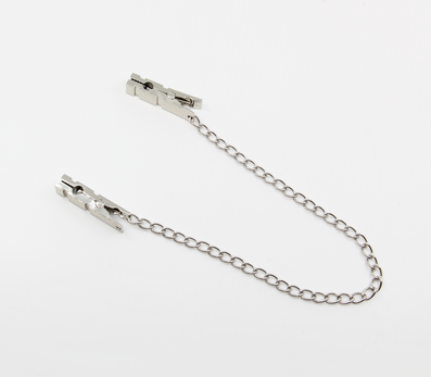 LIL Nipple Clamps Peg & Chain