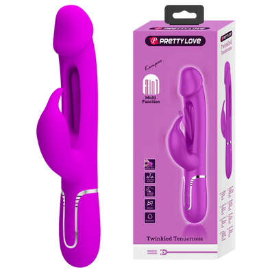 Pretty Love Kampas 3in1 Multi Function Vibrator Pink