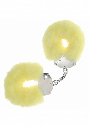 Ouch! - Heavy-Duty Fluffy Handcuffs Yellow