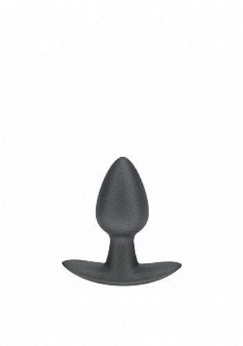 Ouch! Anal Plug Silicone Gun Metal Small