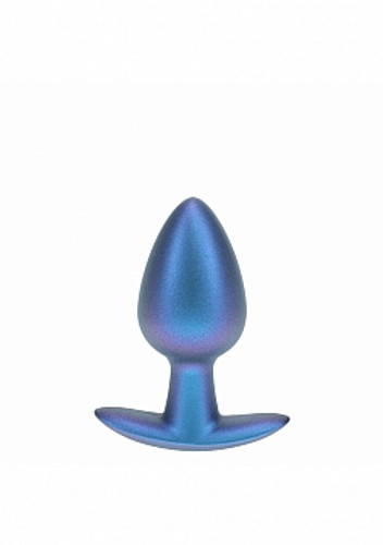 Ouch! Anal Plug Silicone Metallic Blue Medium