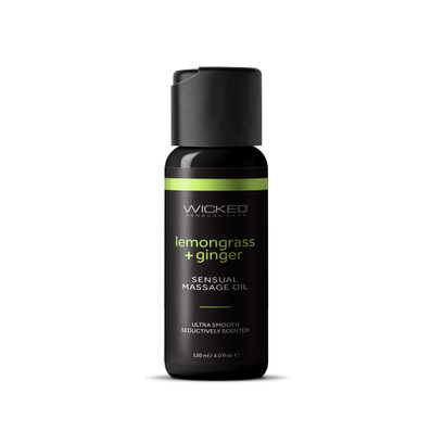 Wicked LEMONGRASS + GINGER Massage Oil 120ml