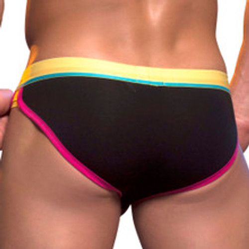 Black Retro Pop Brief