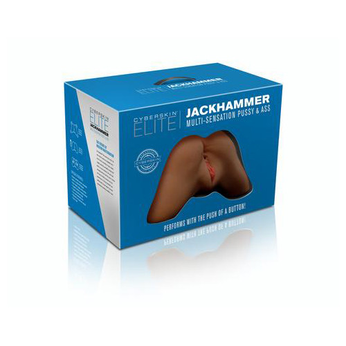 Elite Jackhammer Multi-function Pussy Dark