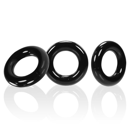 Oxballs Willy Rings Black 3pk