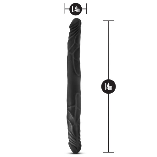 B Yours 14 Inch Double Dildo Black